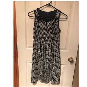 Mossimo xs black & white dress